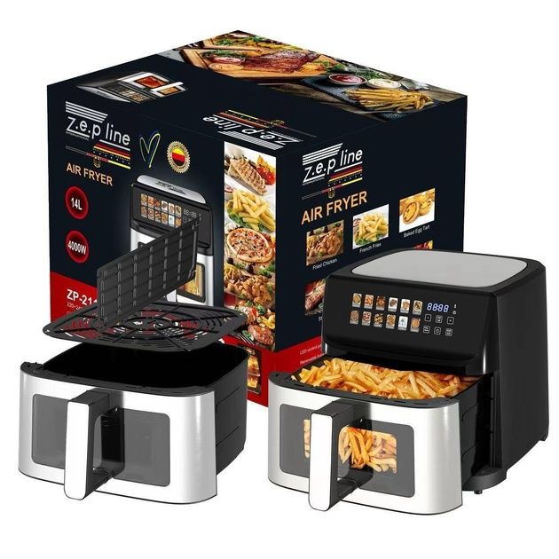 Аерогриль мультипіч Zepline ZP-211 14 л 4000 Вт чорна