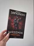 Książka Wiedźmin Chrzest Ognia Andrzej Sapkowski wydanie z gry