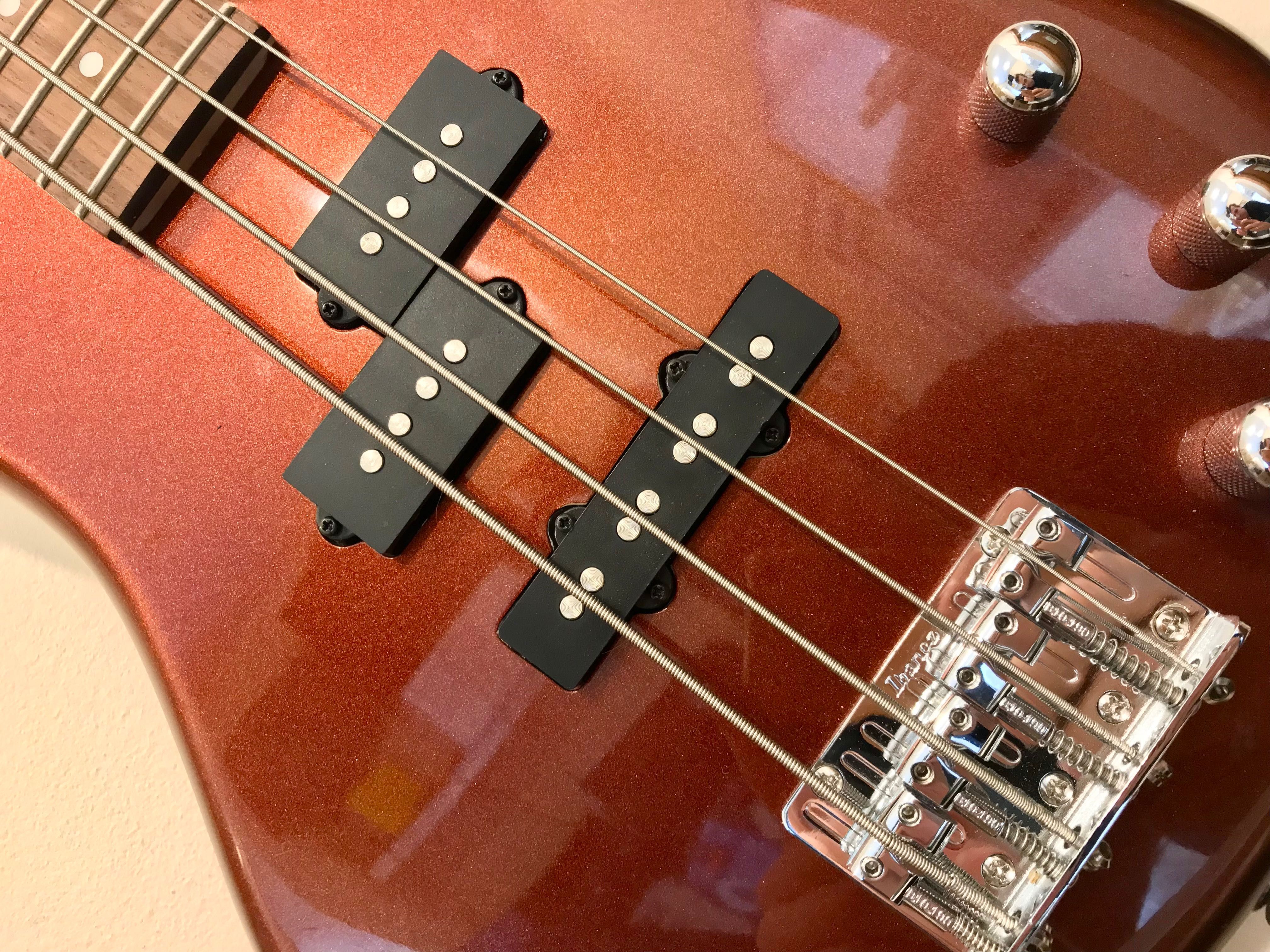 IBANEZ GSRM20 Root Beer Metallic Gio Mikro Gitara BASOWA jak NOWA pokr