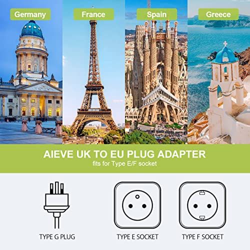 UK EU Adapter z 2 portami USB i QC 3.1A typu C wtyczka