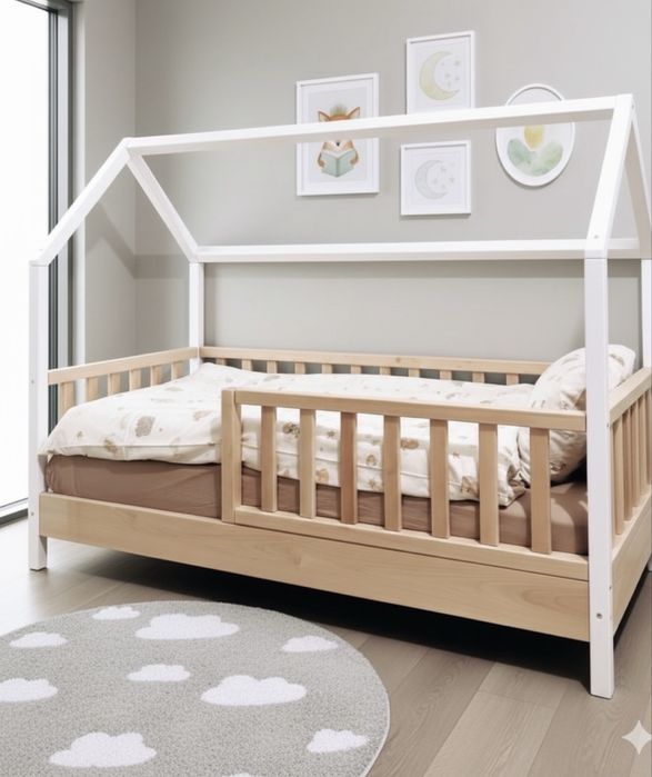 Дитячі меблі кровать ліжко монтессорі кроватка домик чердак будиночок
