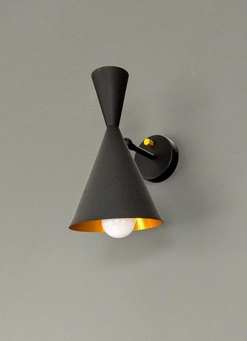 Lampa Wisząca Modern E27 Czarno złota