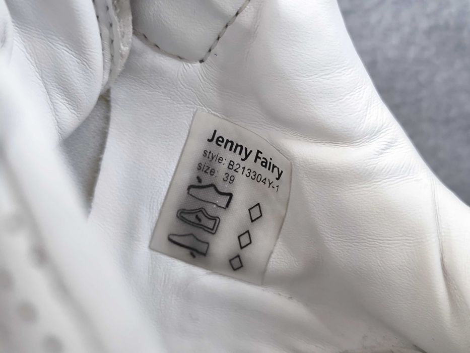 Женские сникеры кроссовки Jenny Fairy 39 Белые