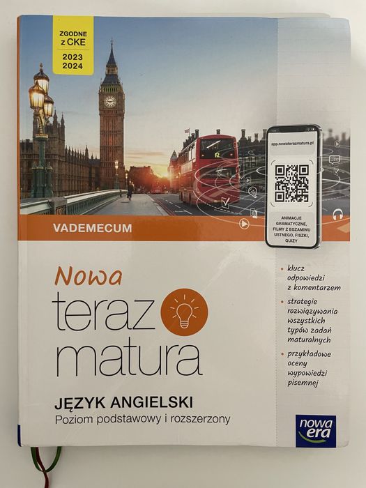 VADEMECUM Repetytorium jezyk angielski poziom podstawowy i rozszerzony