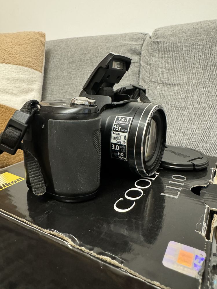 Aparat fotograficzny Nikon Coolpix L110 komplet + dodatki