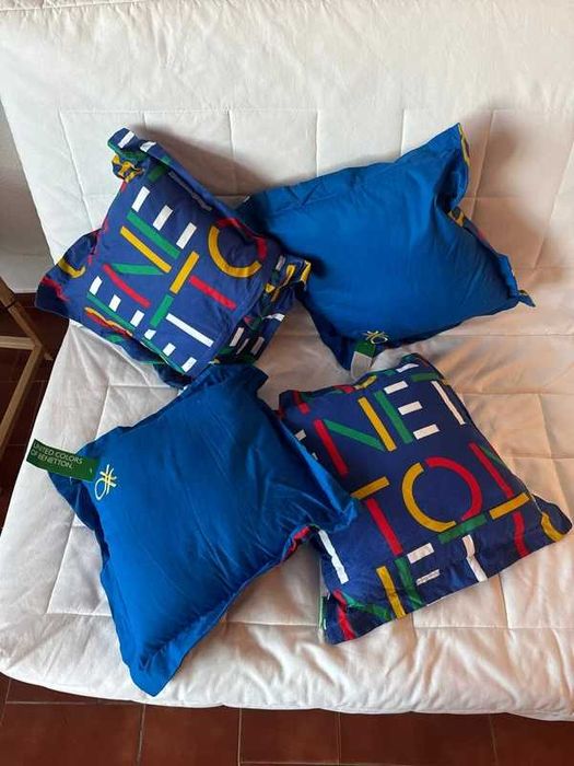 4 almofadas Benetton NOVAS