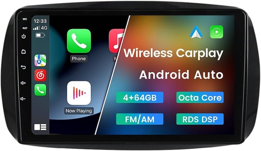 Auto Rádio Smart 453 * 2 Din * Android * Ano 2016 a 2020