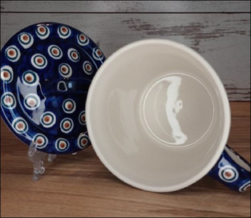 Smalcówka ceramiczna pojemnik  na dżem owsiankę ceramika Bolesławiec