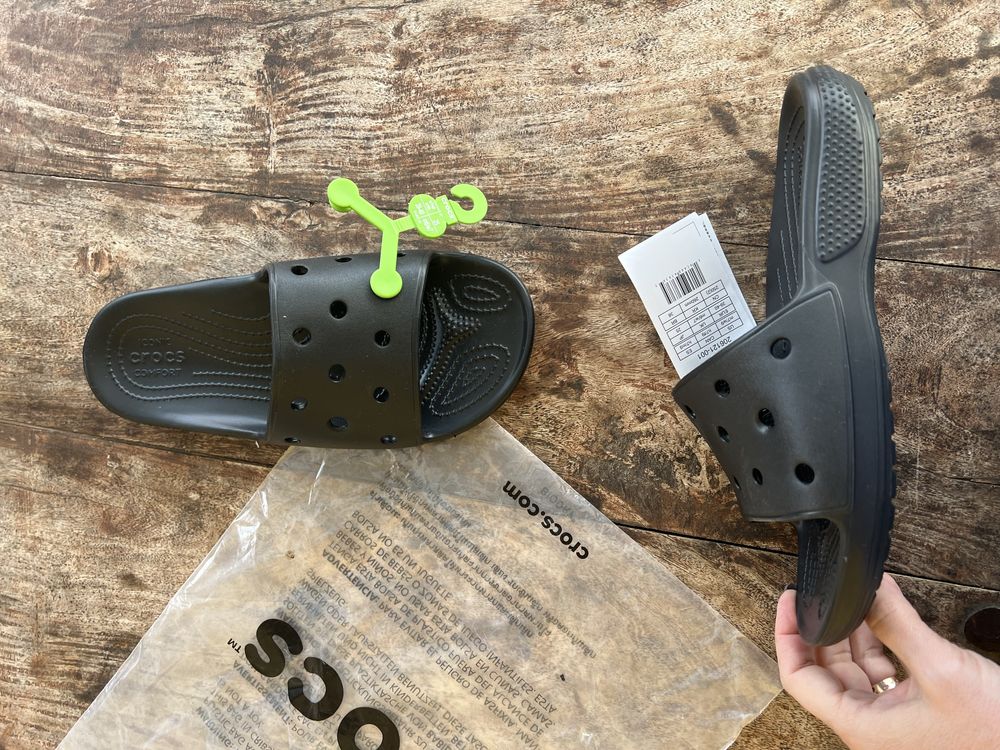 Шльопанці, сланци, шльопки, шлепки crocs. Оригінал. Розміри М5/W7 -М13