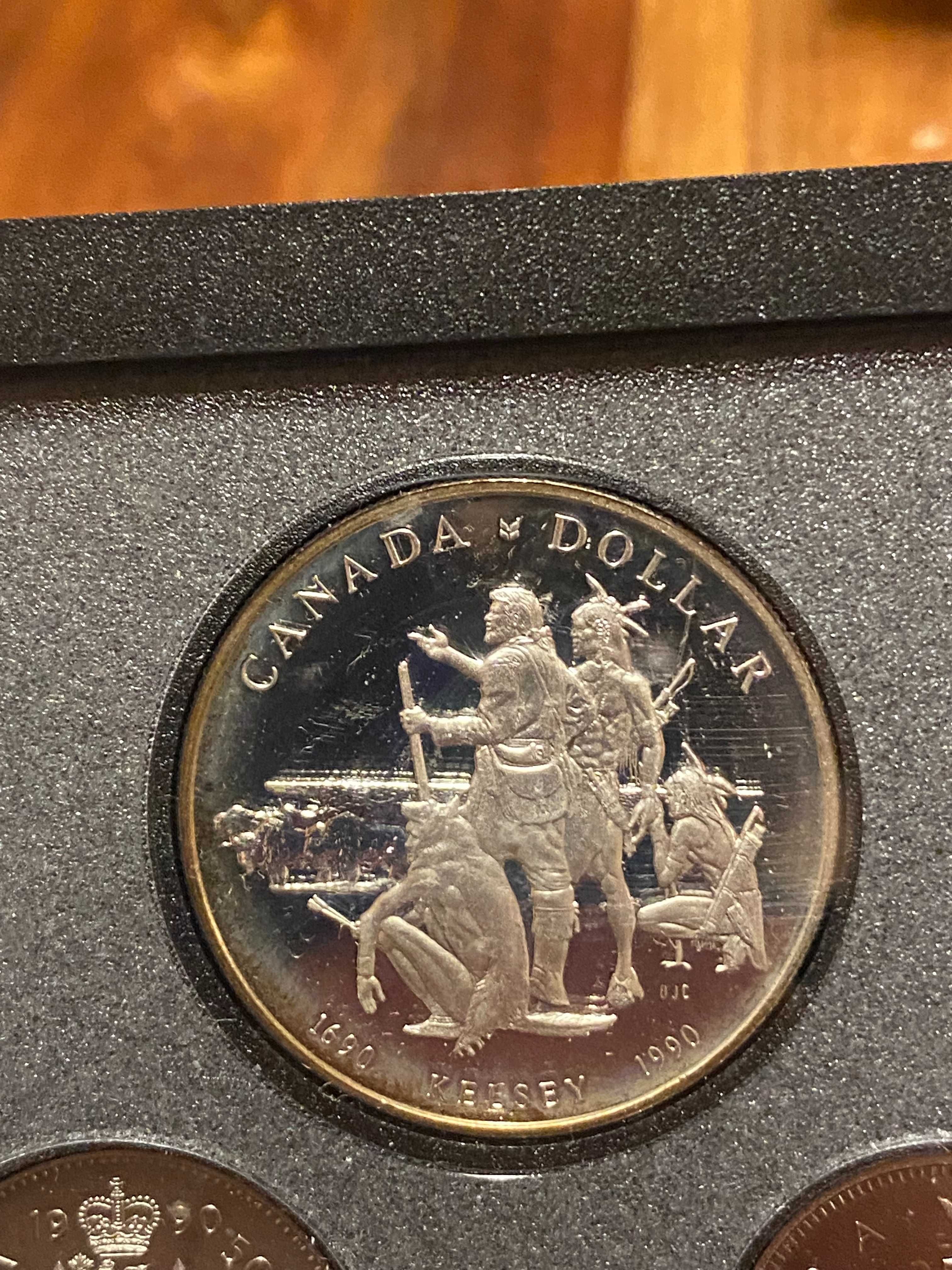 Kanada  zestaw monet  1990   Srebro  !!