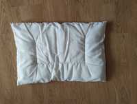 Poduszeczka pikowana biała bawełniana do łóżeczka dla malucha 51*34 cm