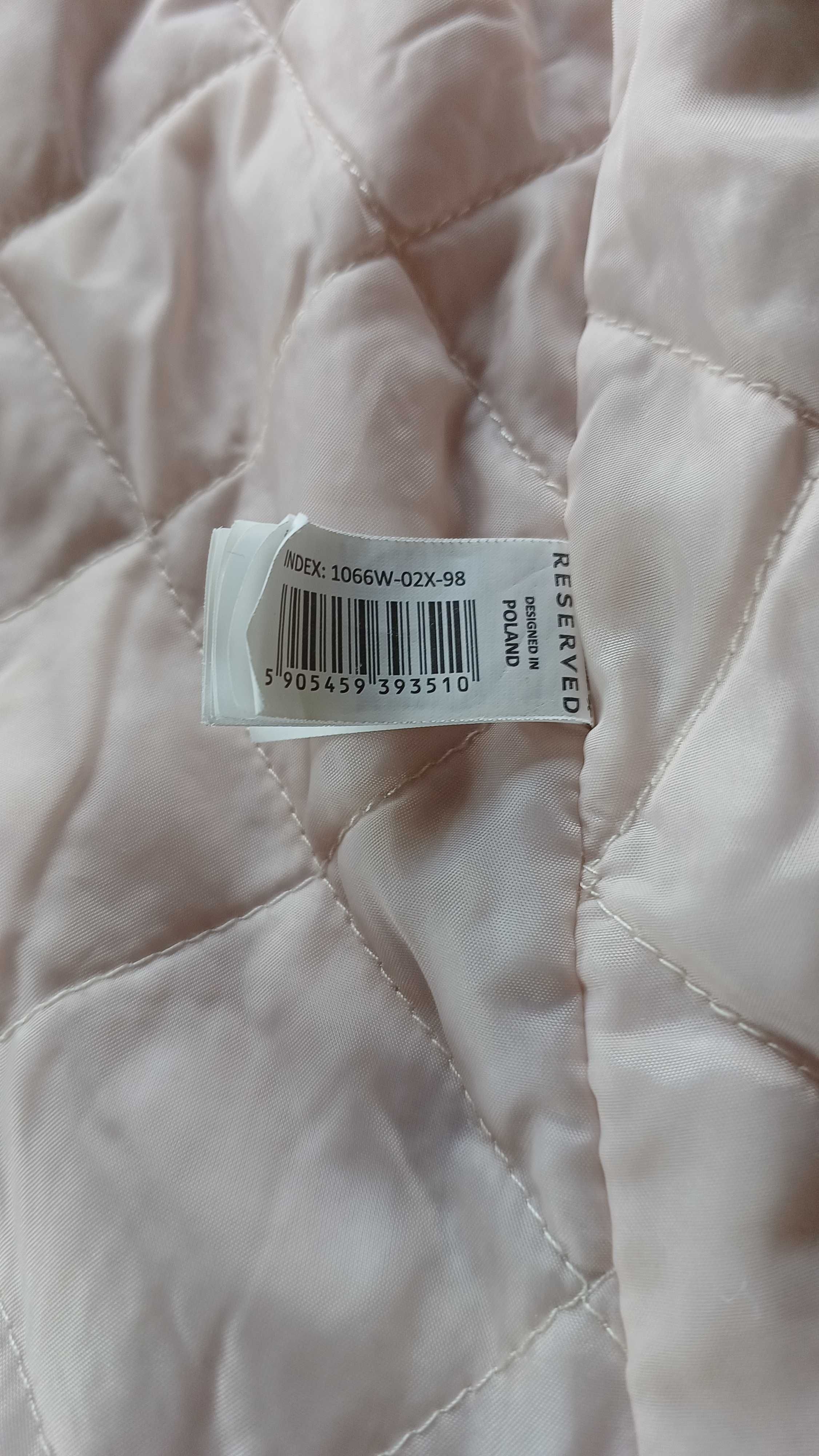 [Reserved, 98cm] Płaszcz z kapturem dla dziewczynki śliczny