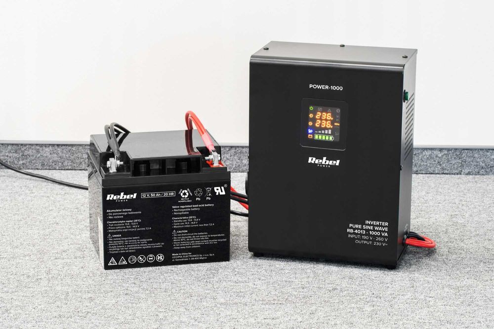 Інвертор 1000W Rebel. ДЖБ ИБП UPS. Безперебійник. Инвертор для котла