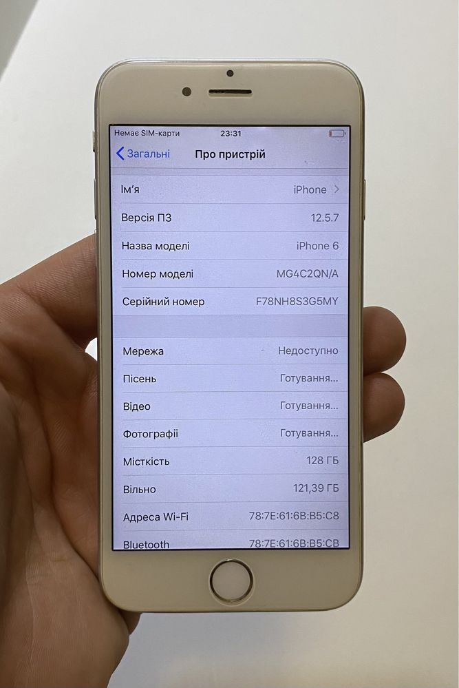 Телефон iPhone 6 128GB ROM! D584