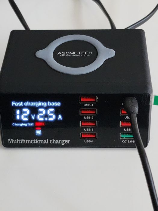 8 портовое 100вт беспроводное зарядное устройство