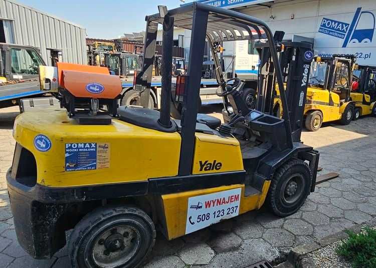 Yale GLP55MJ wózek widłowy udźwig 5.5T LPG przesuw 2002r. UDT  POMAX