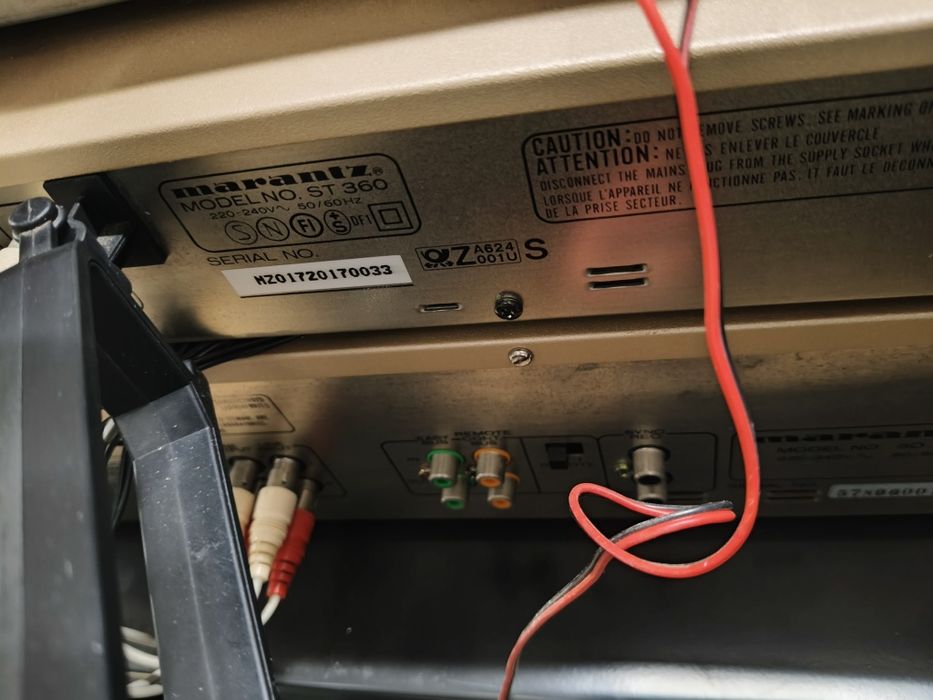 Zestaw Marantz decka, wzmacniacz oraz tuner