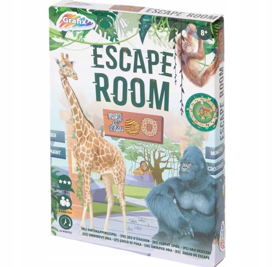 Gra planszowa dla dzieci Escape Room Zoo Zwierzęta