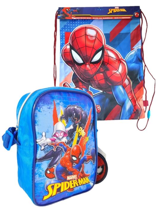 Torebka Na Ramię Listonoszka Dziecięca Spiderman+ Worek