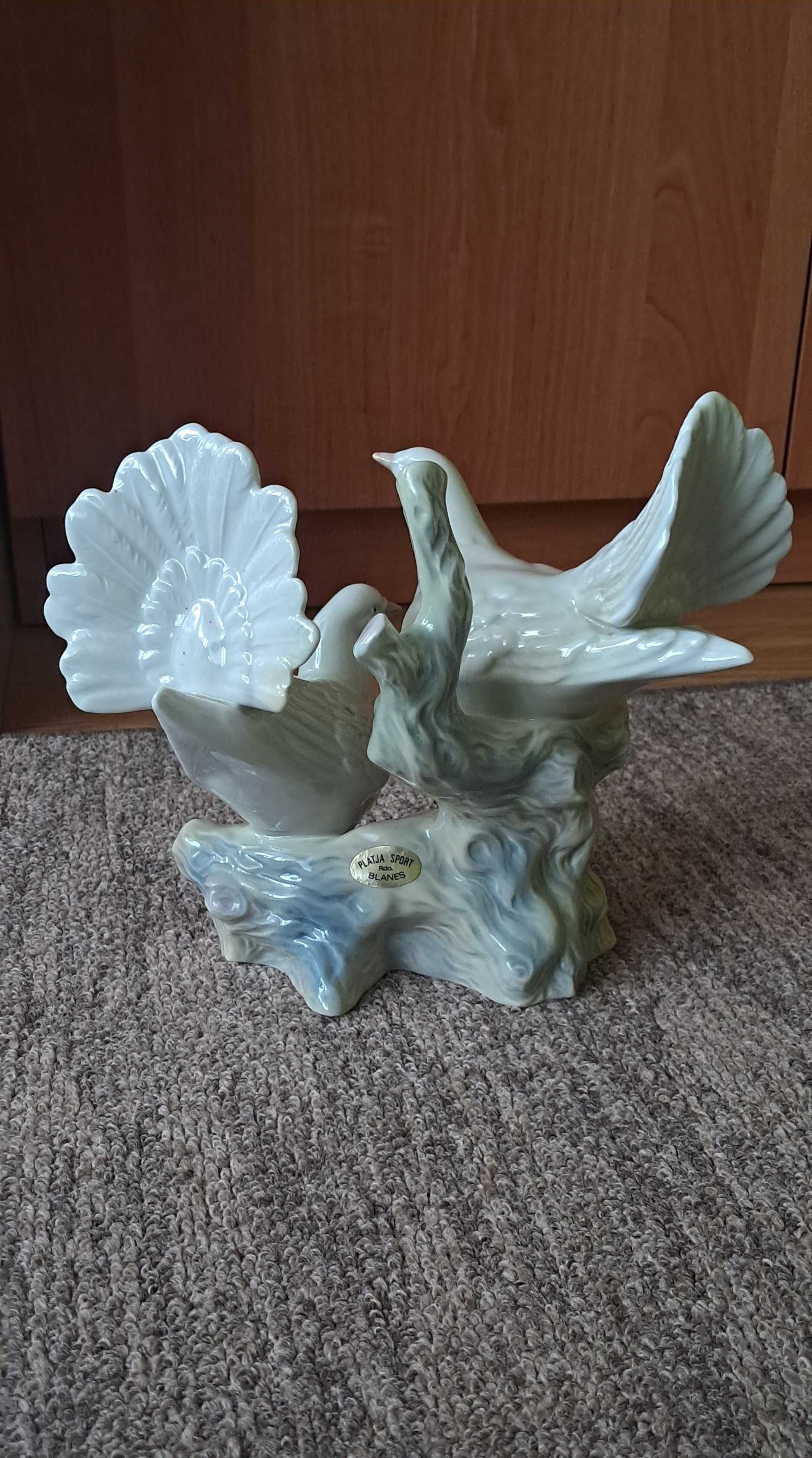 Figurka porcelana Gołębie Hiszpania Valencia