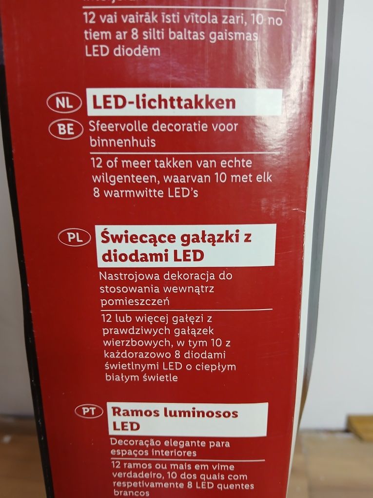 Gałązki wierzbowe led