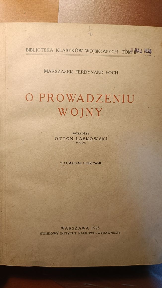 O prowadzeniu wojny Ferdynand Foch