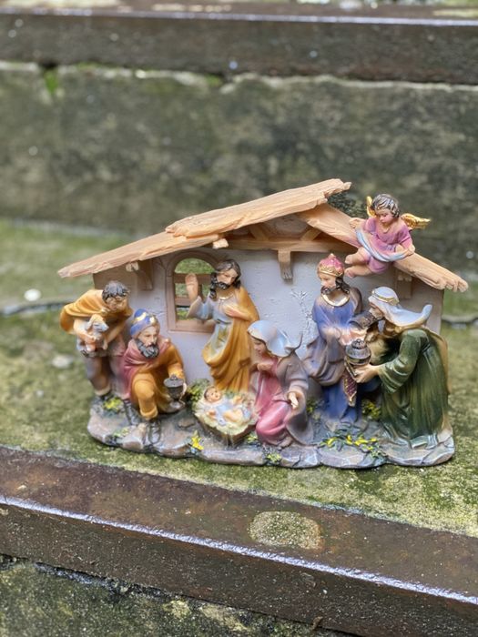 Різдвяна Шопка з фігурами / Різдвяний Вертеп / Ісусик в яслах / Різдво