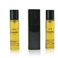 Chanel No 5 Eau de Toilette 60ml. Twist and Spray 3x20ml.2010