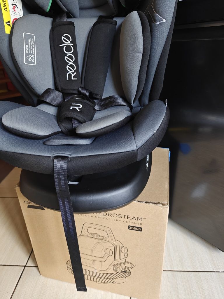 Fotelik samochodowy 0- 36 kg, ISOFIX, obrotowy, i-Size Nowy