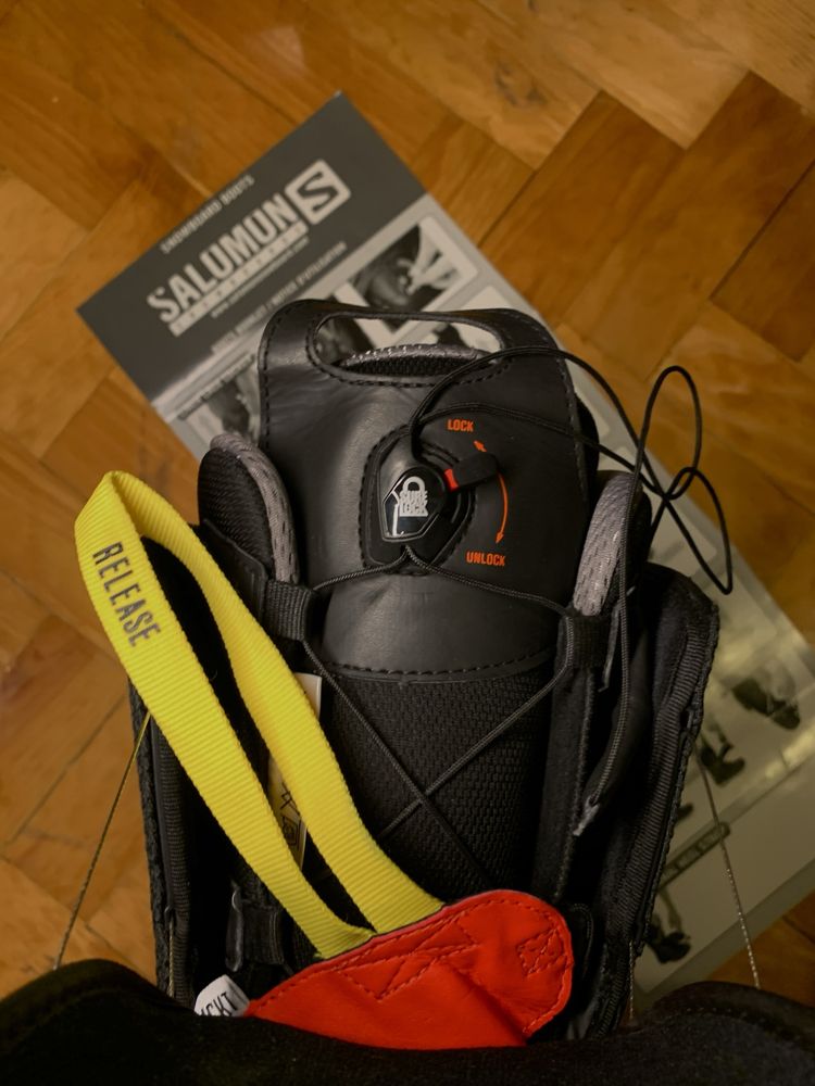 Botas de Snowboard Salomon Launch Boa Sj Black - Size 48 for a 45EU