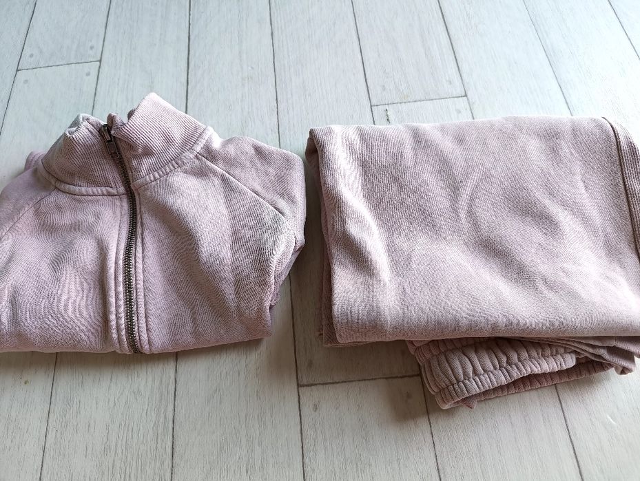 Dres szerokie spodnie bluza zasówana Primark 152 158