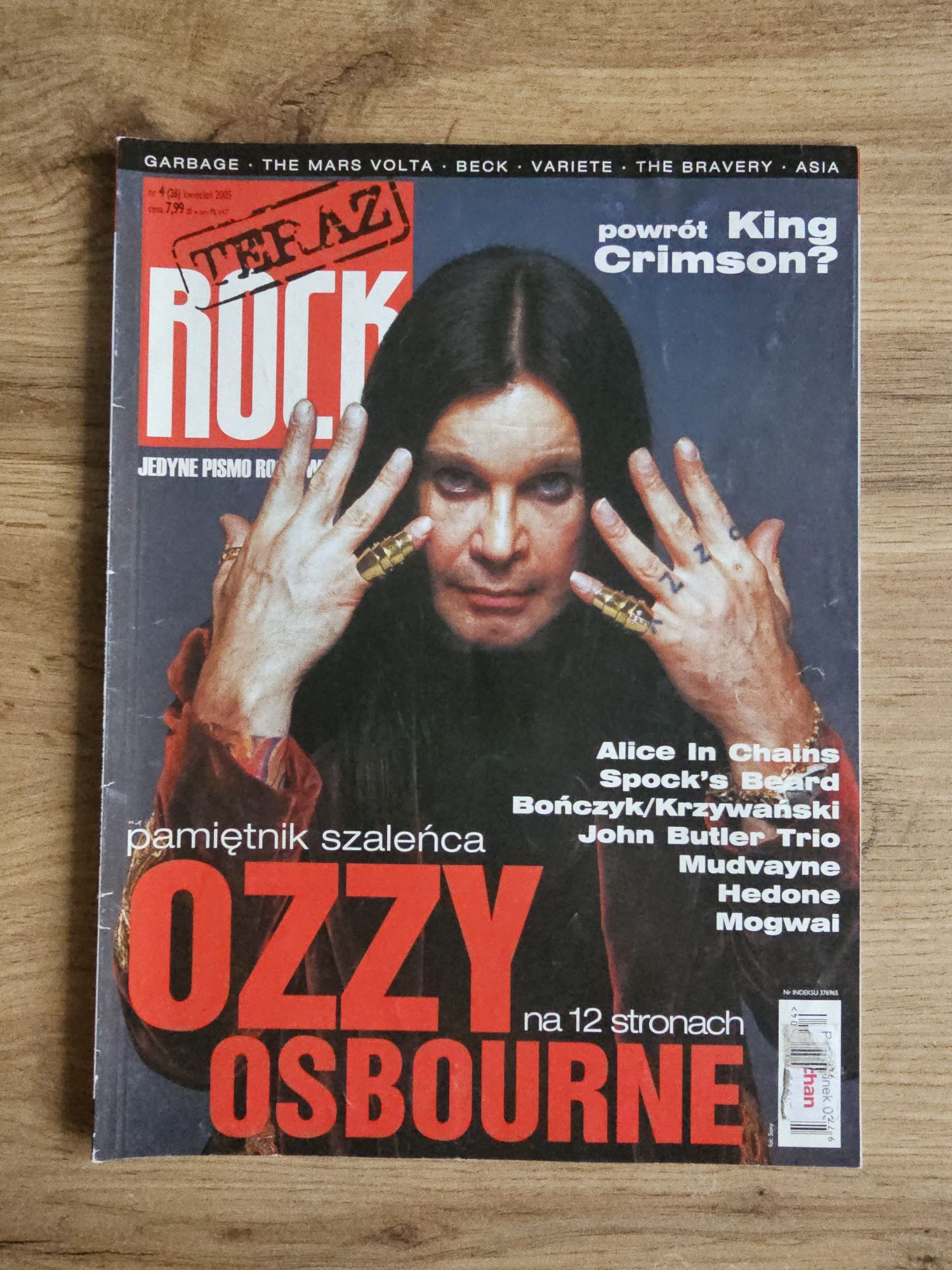 Teraz Rock 4/2005 - Ozzy Osbourne, Garbage, Keane, Arcade Fire