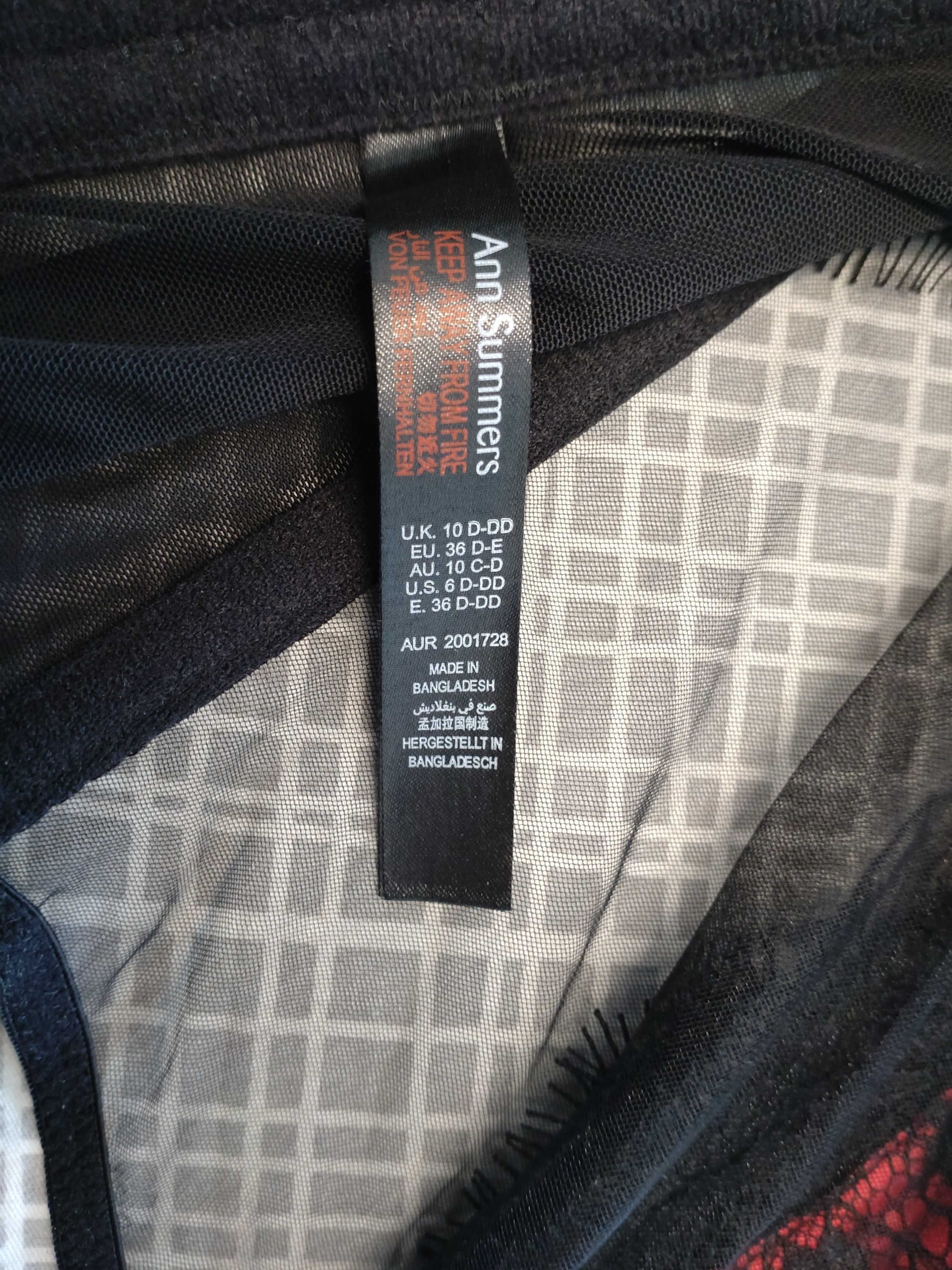 Komplet Ann Summers gorset S_36D stringi S