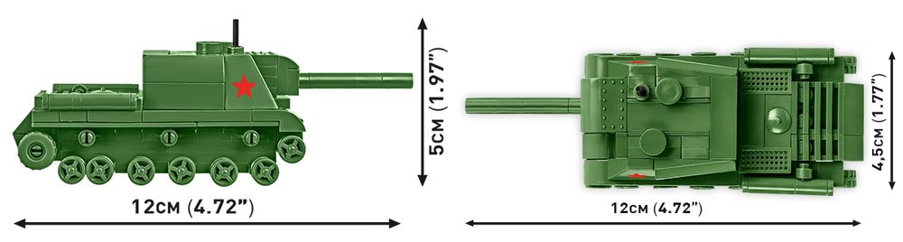 Klocki Cobi 3096 Czołg Isu 152 Hc Ww2 135 El.