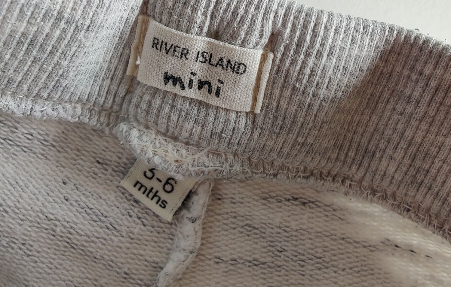 Spodnie szare melanżowy szary river island r 68