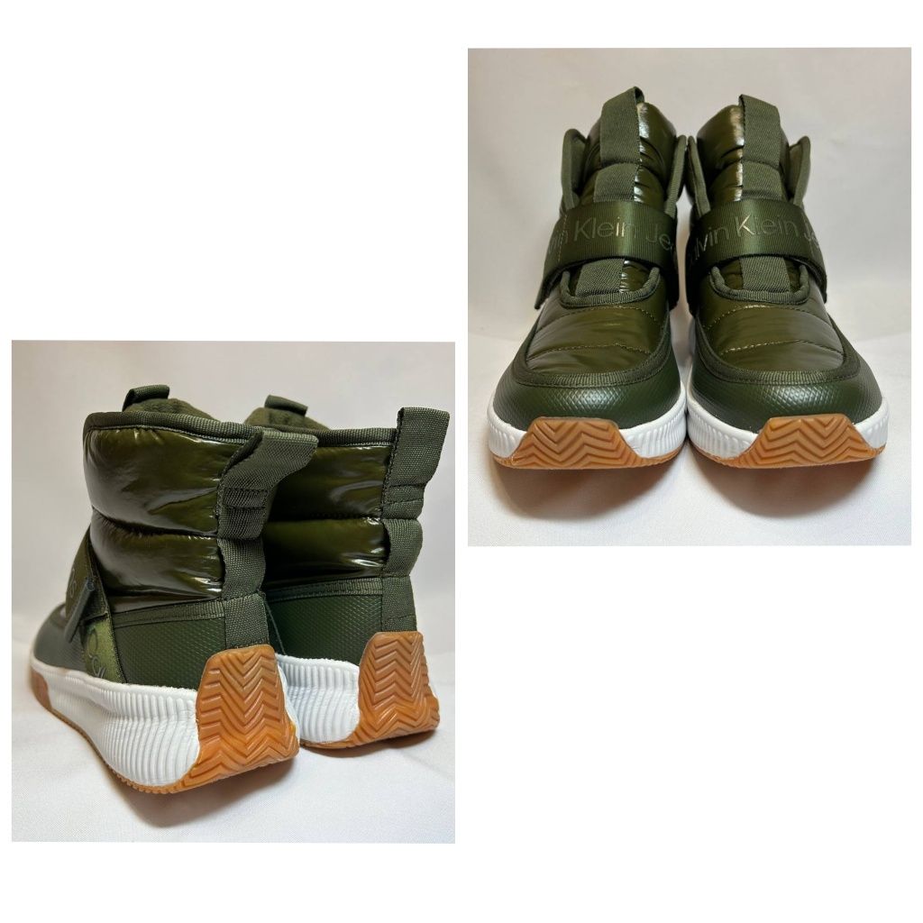 Зимові черевики дутіки чобітки calvin klein, оригінал, розм 7,5, 24,5