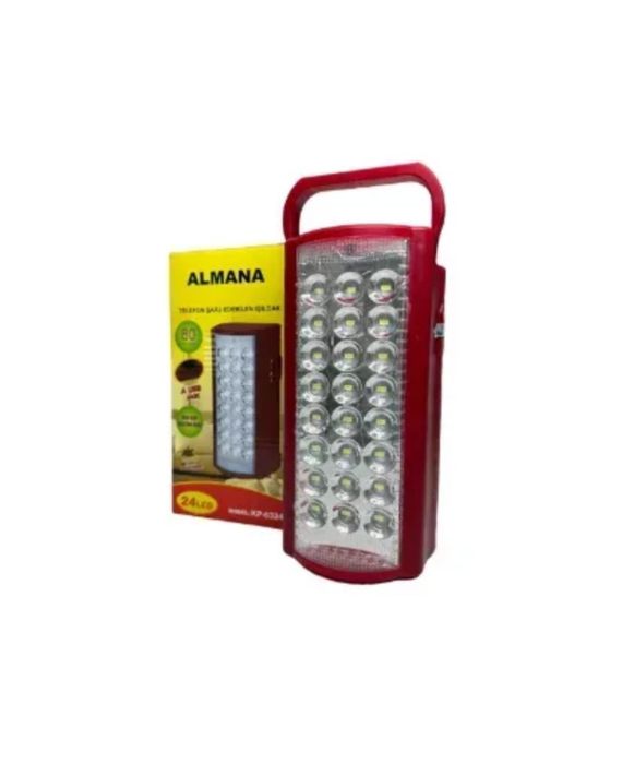 Фонарь переносной Almina/Fujita 2606L светодиодный с повербанком 24 LE