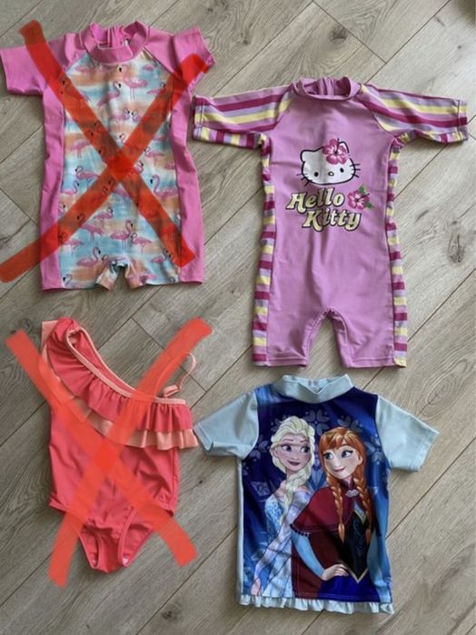 Купальник 2-3г. 3-5лFrozen Эльза Анна сдельный Disney костюм купальный