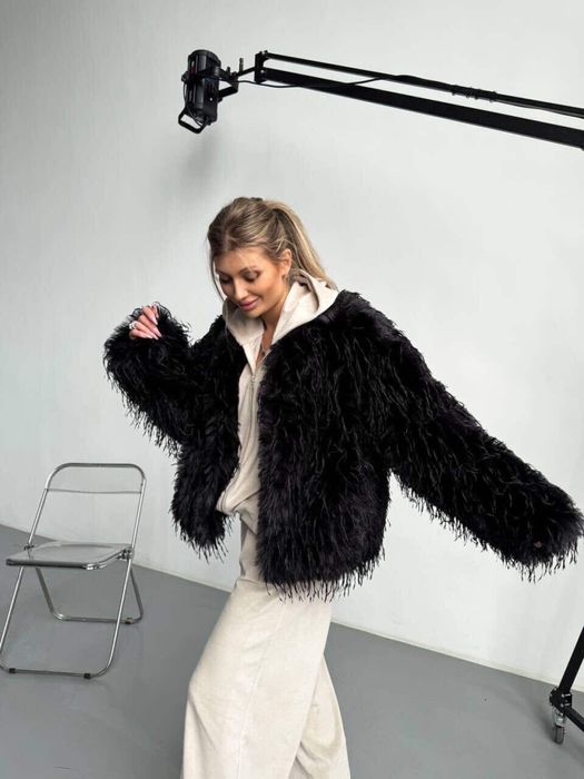 Шубка в стилі лама преміум якість НОВА