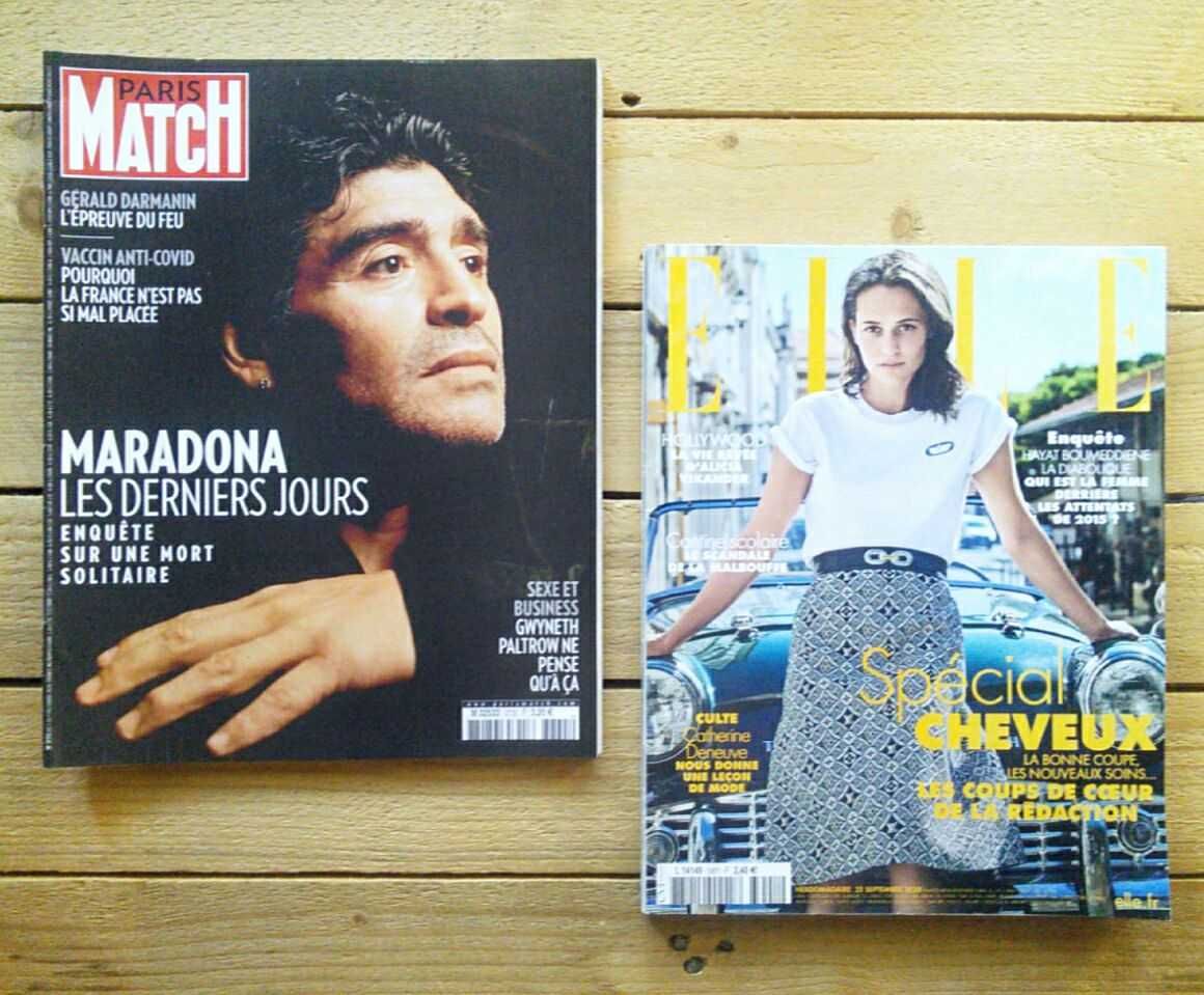 журналы Paris Match 2020, Elle France (2015-20), журнал на французском
