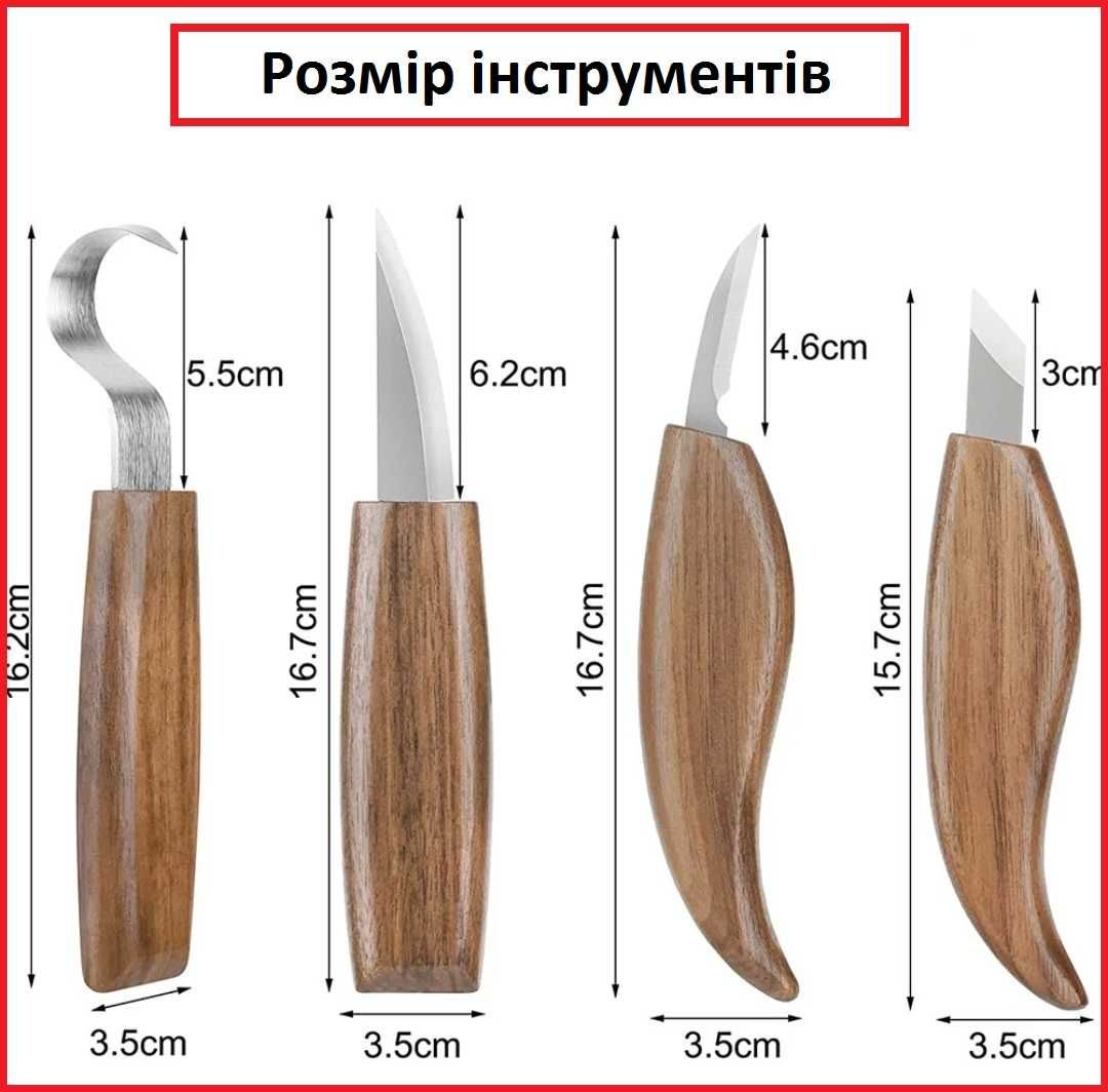 Набір інструментів для різьблення по дереву