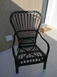cadeirão bambu preto
