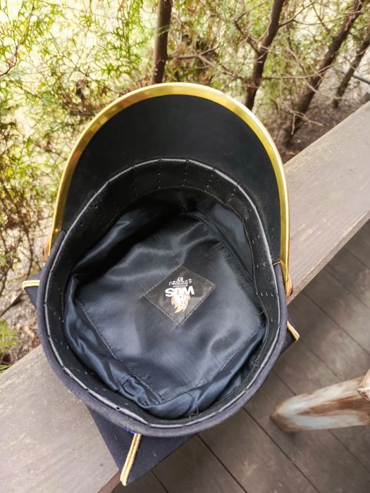 Oficerska czapka strażacka