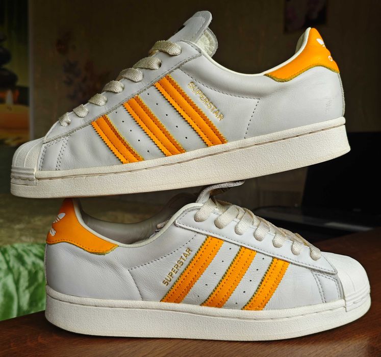 Adidas Originals Superstar "Off White Collegiate Gold" 40.5 рр 25.5 см