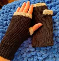 Mitenki Rękawiczki bez palców handmade