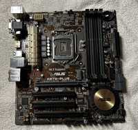 Материнская плата Asus H97M-Plus , LGA 1150, DDR3 ( Не рабочая )