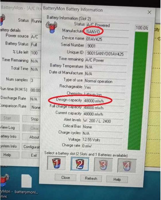 61+ Батарея Lenovo T470/T480, посилена, нова 01av425, тестована 8годин