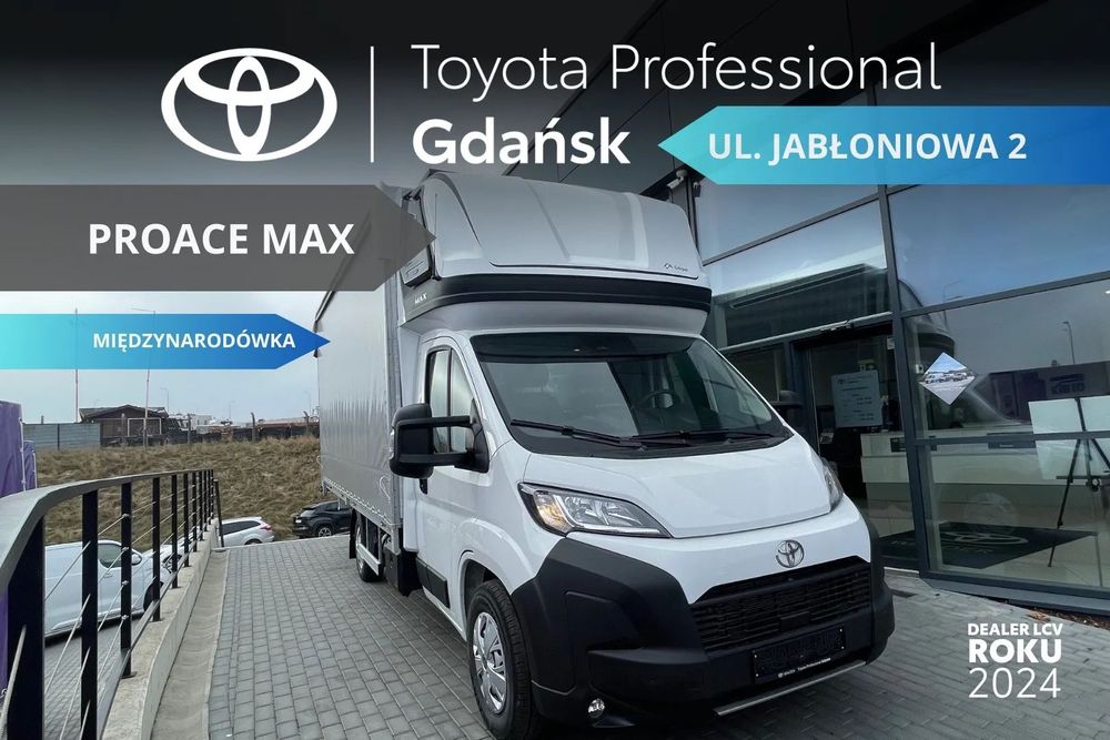 Toyota Proace MAX L3H2  Proace MAX Active L3 - MIĘDZYNARODÓWKA 10EP - od ręki!
