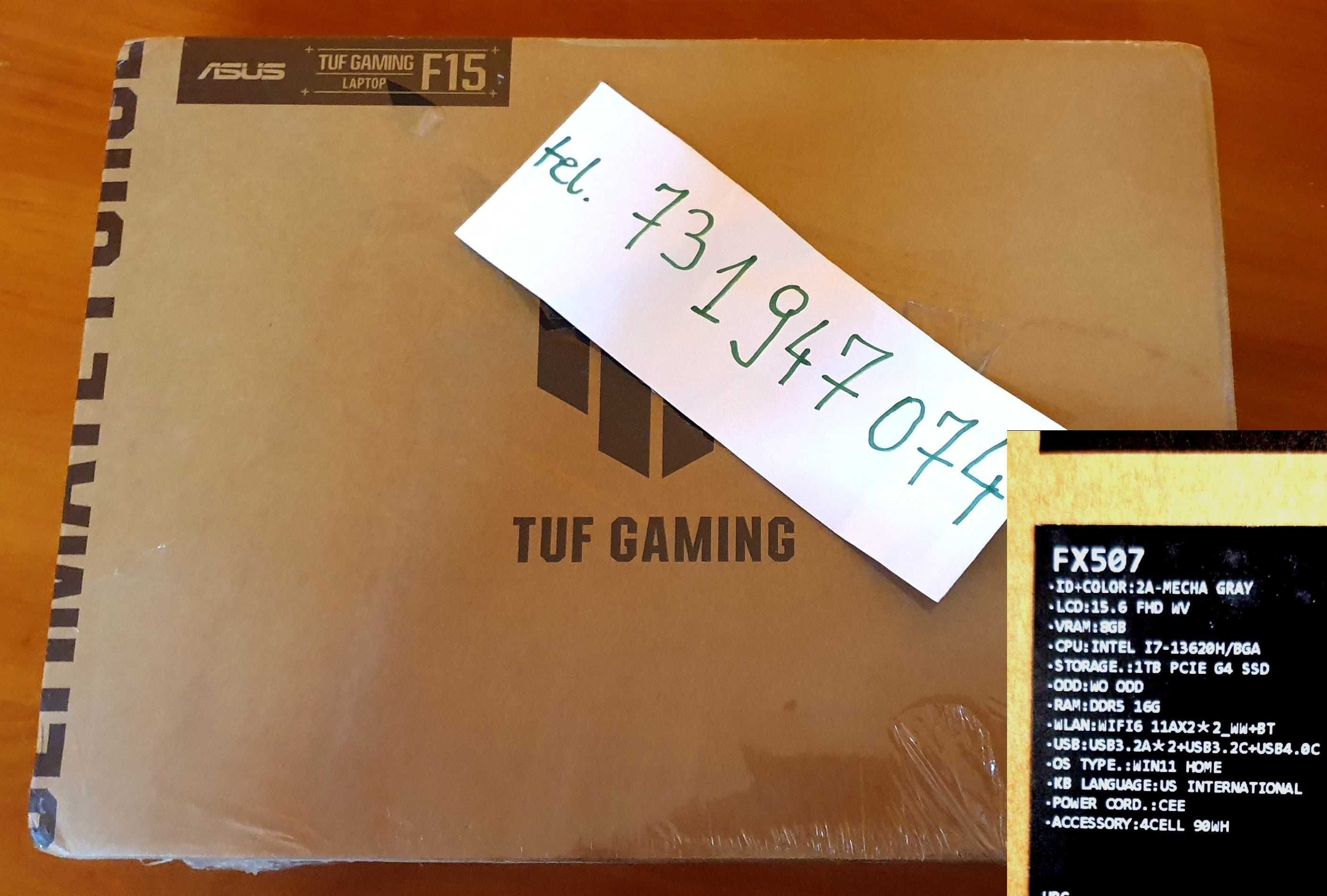 Laptop do gra Geforce ddr5 ssd Asus