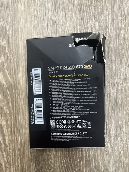 SSD Samsung 870 QVO 2Tb Sata 2,5